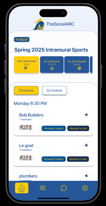 The SocialARC screen 2