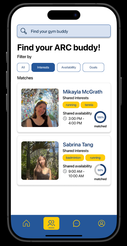 The SocialARC screen 3